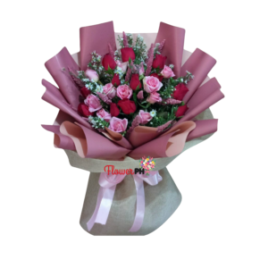 2 dozen Mixed Roses (24pcs)